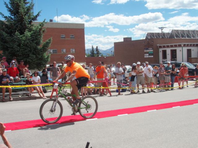 Leadville 100 MTB Finish