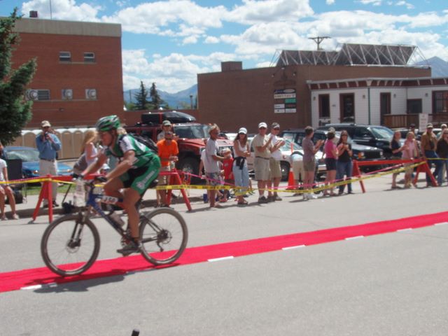 Leadville 100 MTB Finish