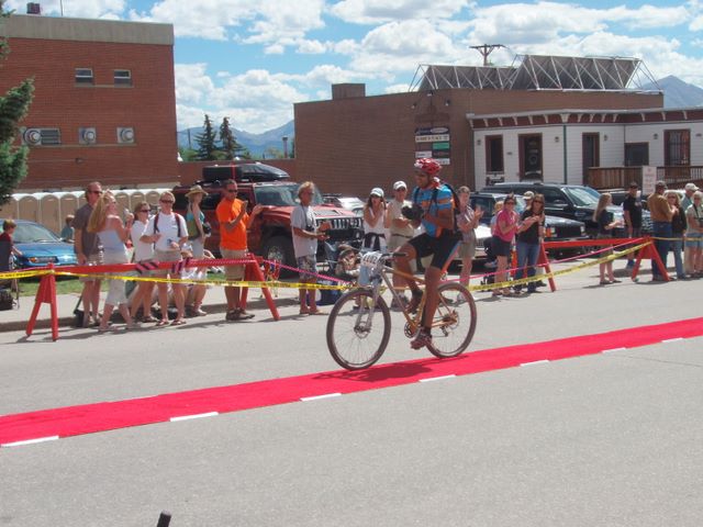 Leadville 100 MTB Finish