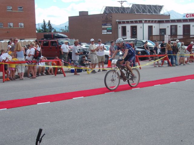 Leadville 100 MTB Finish