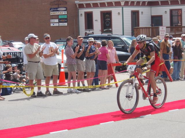 Leadville 100 MTB Finish