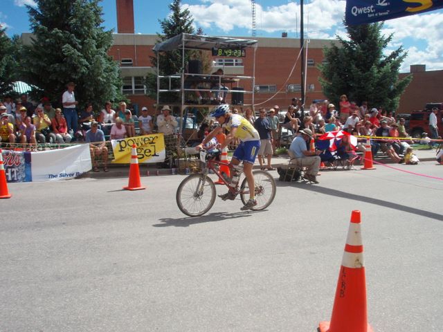 Leadville 100 MTB Finish