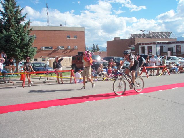 Leadville 100 MTB Finish