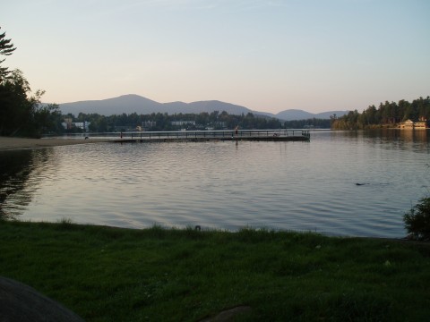 Mirror Lake at Lake Placid